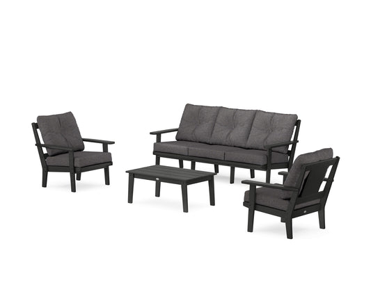 Prairie 4-Piece Deep Seating Set with Sofa