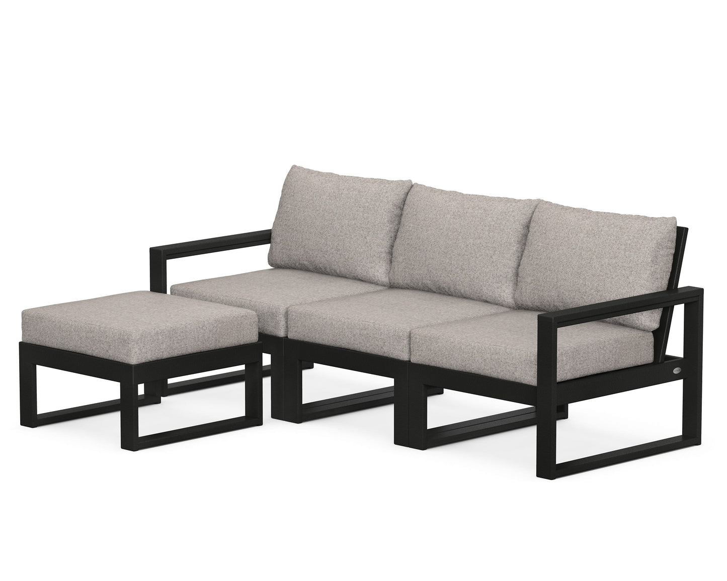 EDGE 4-Piece Modular Deep Seating Set with Ottoman