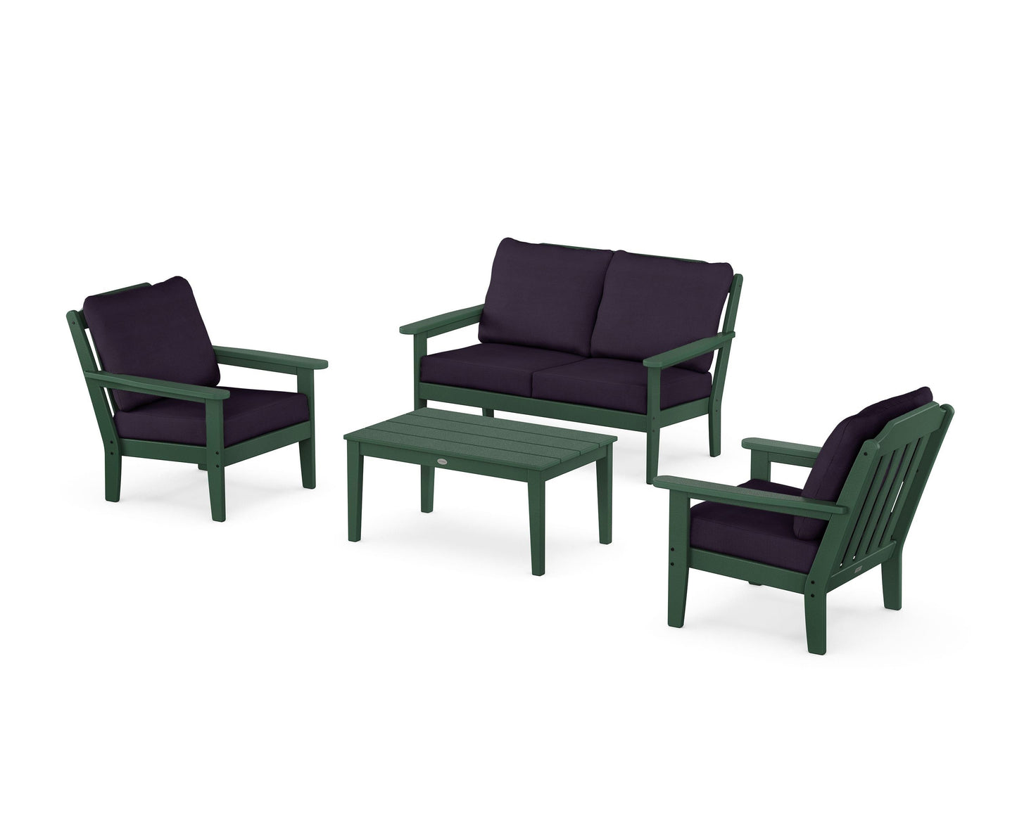 Cottage 4-Piece Deep Seating Set with Loveseat