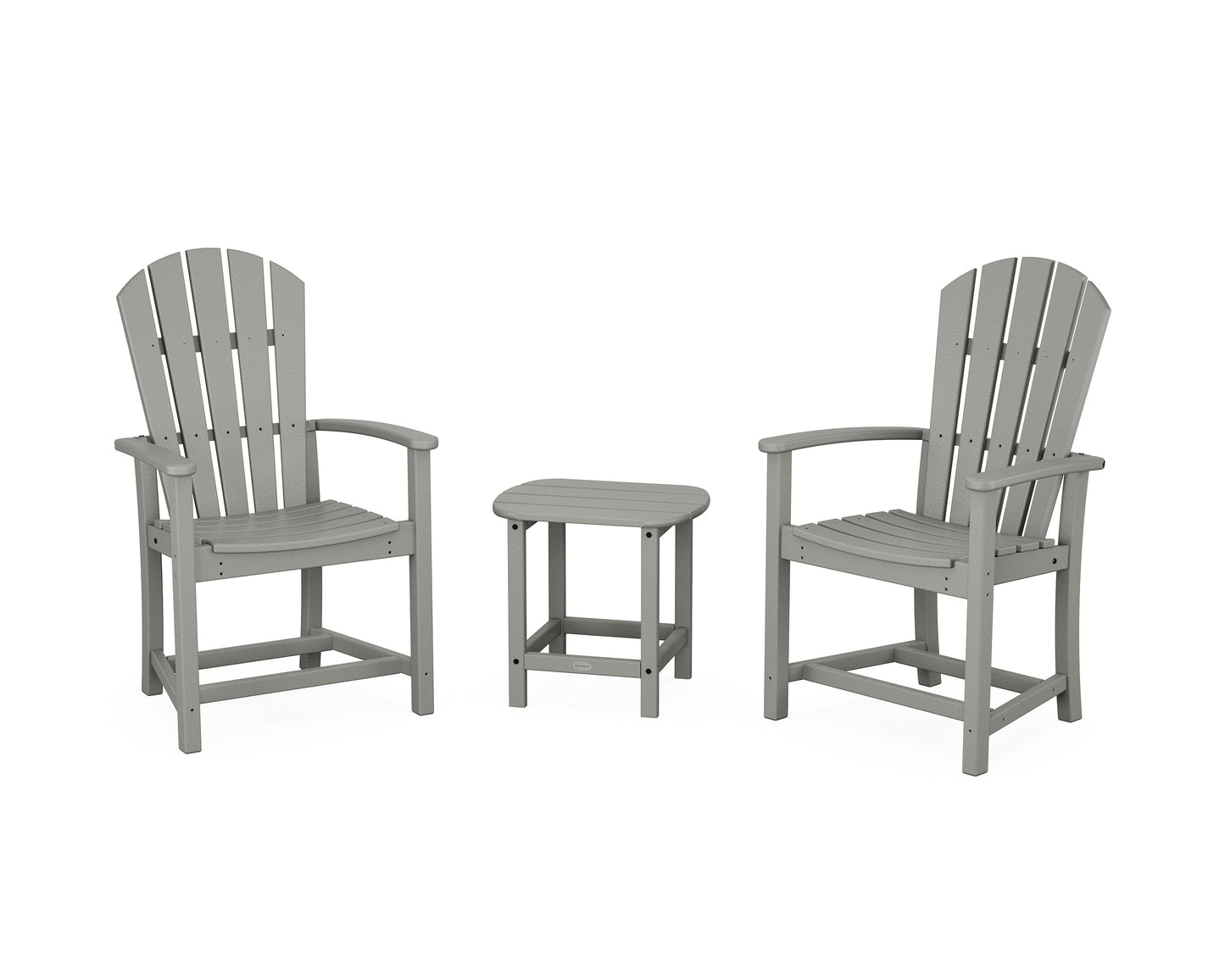 Palm Coast 3-Piece Upright Adirondack Chair Set