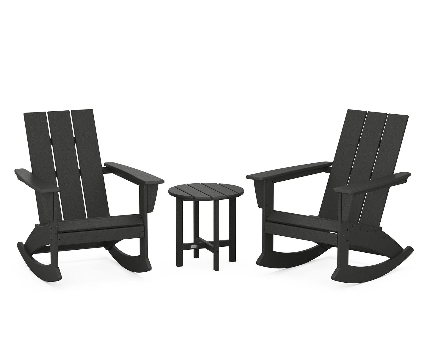 Modern 3-Piece Adirondack Rocking Chair Set