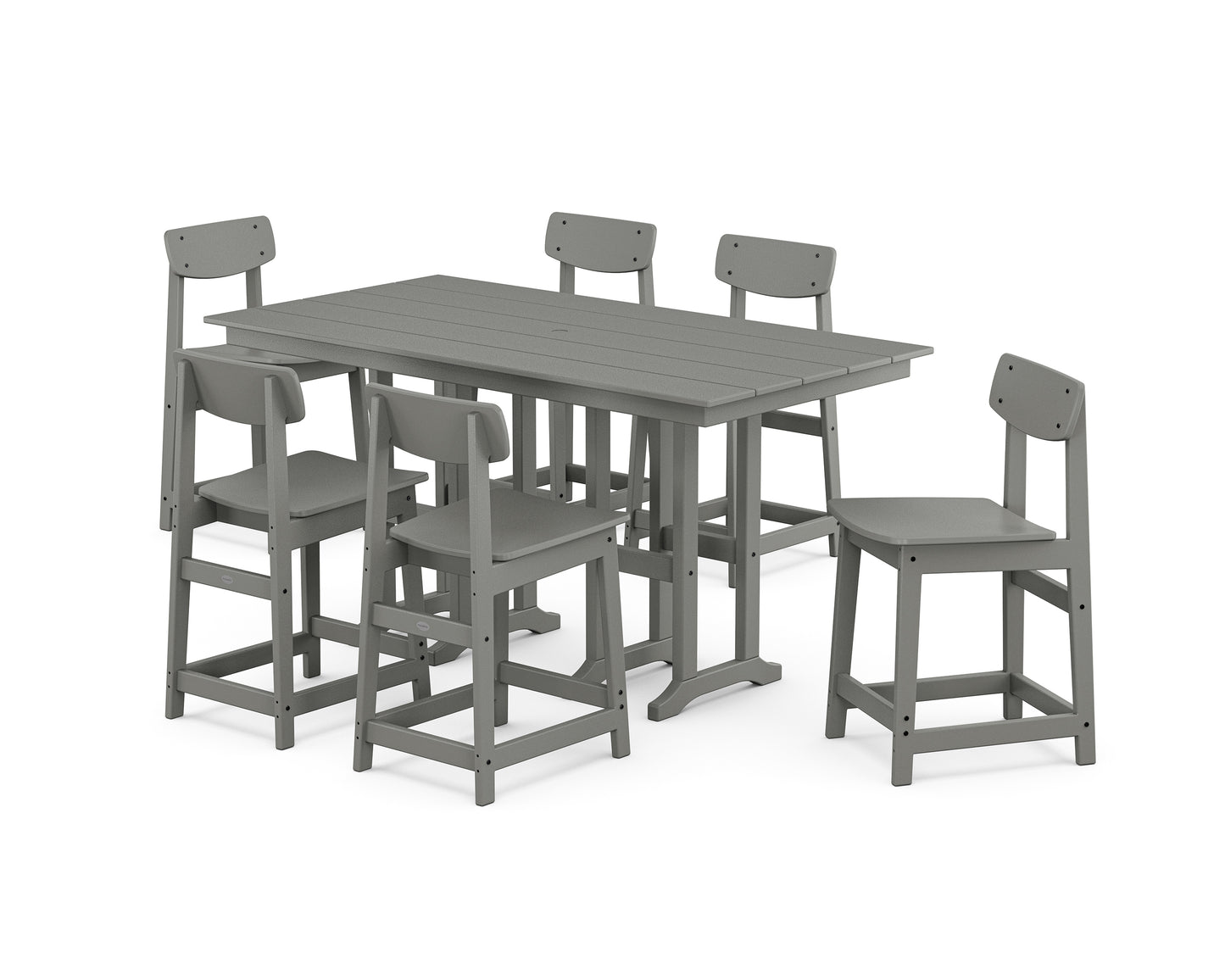 Modern Studio Urban Counter Chair 7-Piece Set