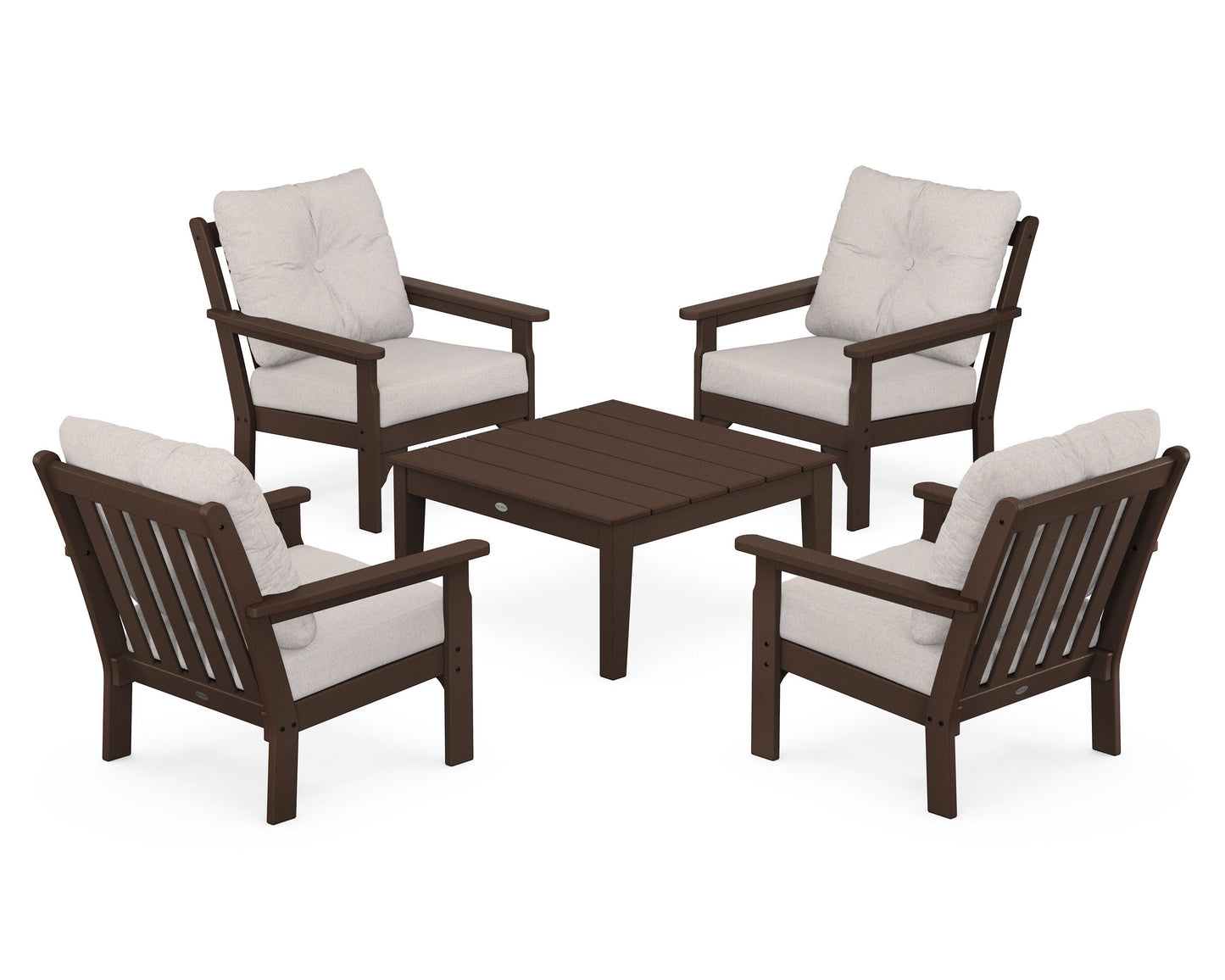 Vineyard 5-Piece Deep Seating Conversation Set