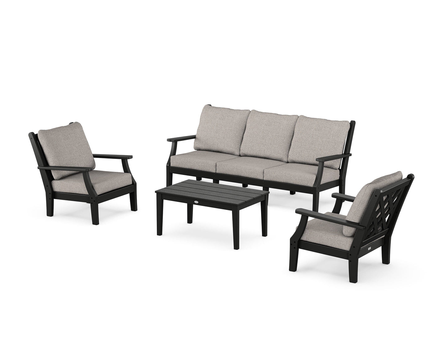 Wovendale 4-Piece Deep Seating Set with Sofa