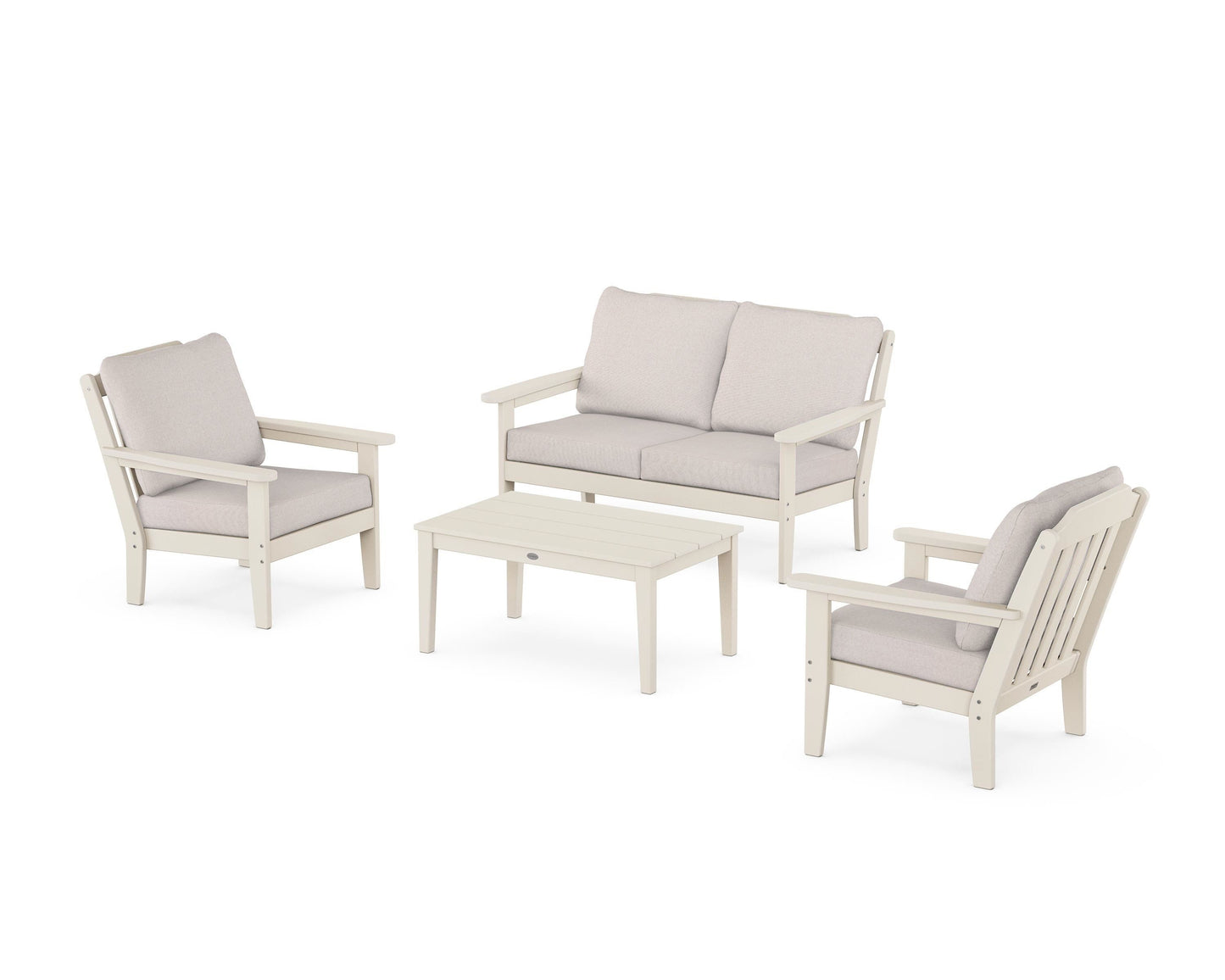 Cottage 4-Piece Deep Seating Set with Loveseat