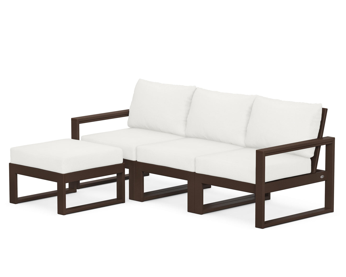 EDGE 4-Piece Modular Deep Seating Set with Ottoman