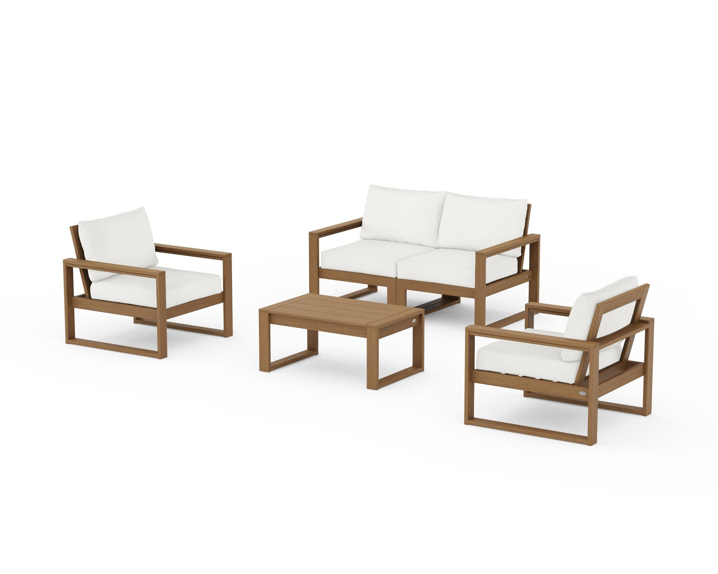EDGE Sectional 4-Piece Deep Seating Set with Loveseat