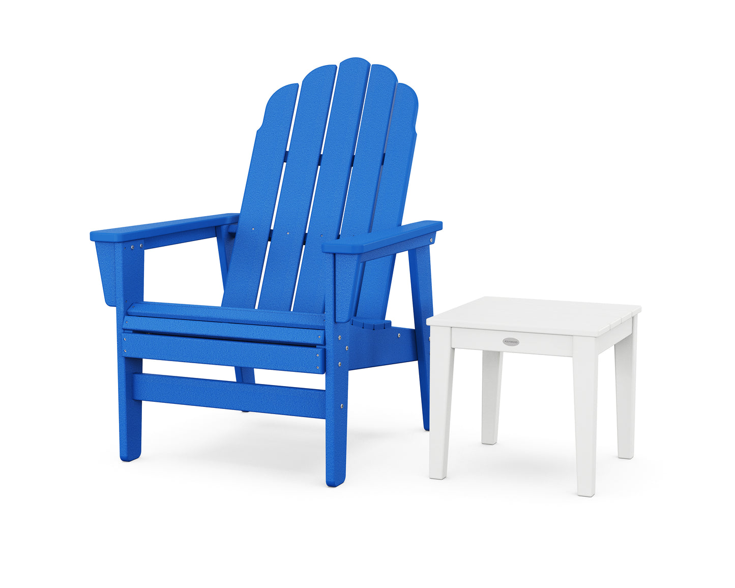 Vineyard Grand Upright Adirondack Chair with Side Table