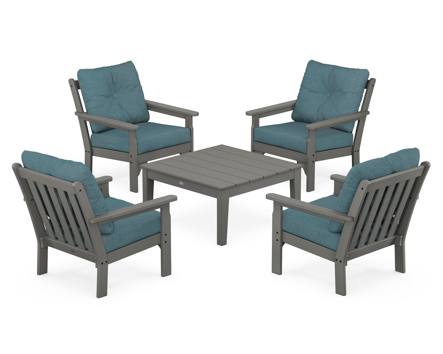 Vineyard 5-Piece Deep Seating Conversation Set
