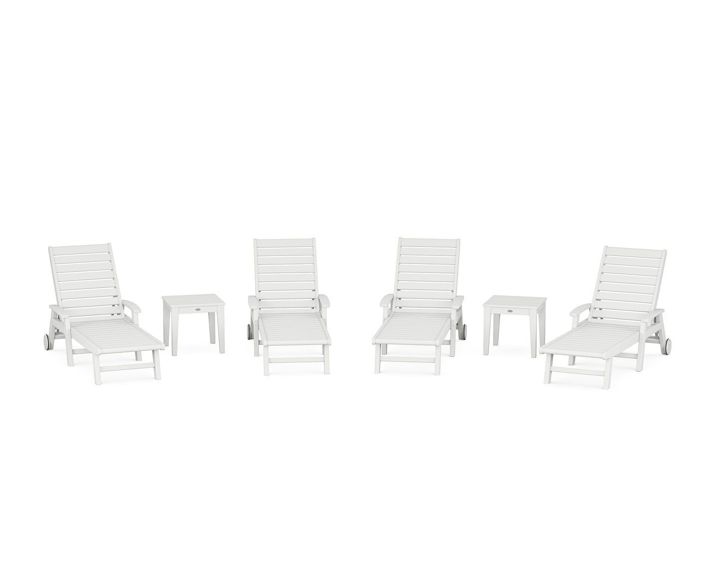 Signature Chaise 6-Piece Set with Wheels