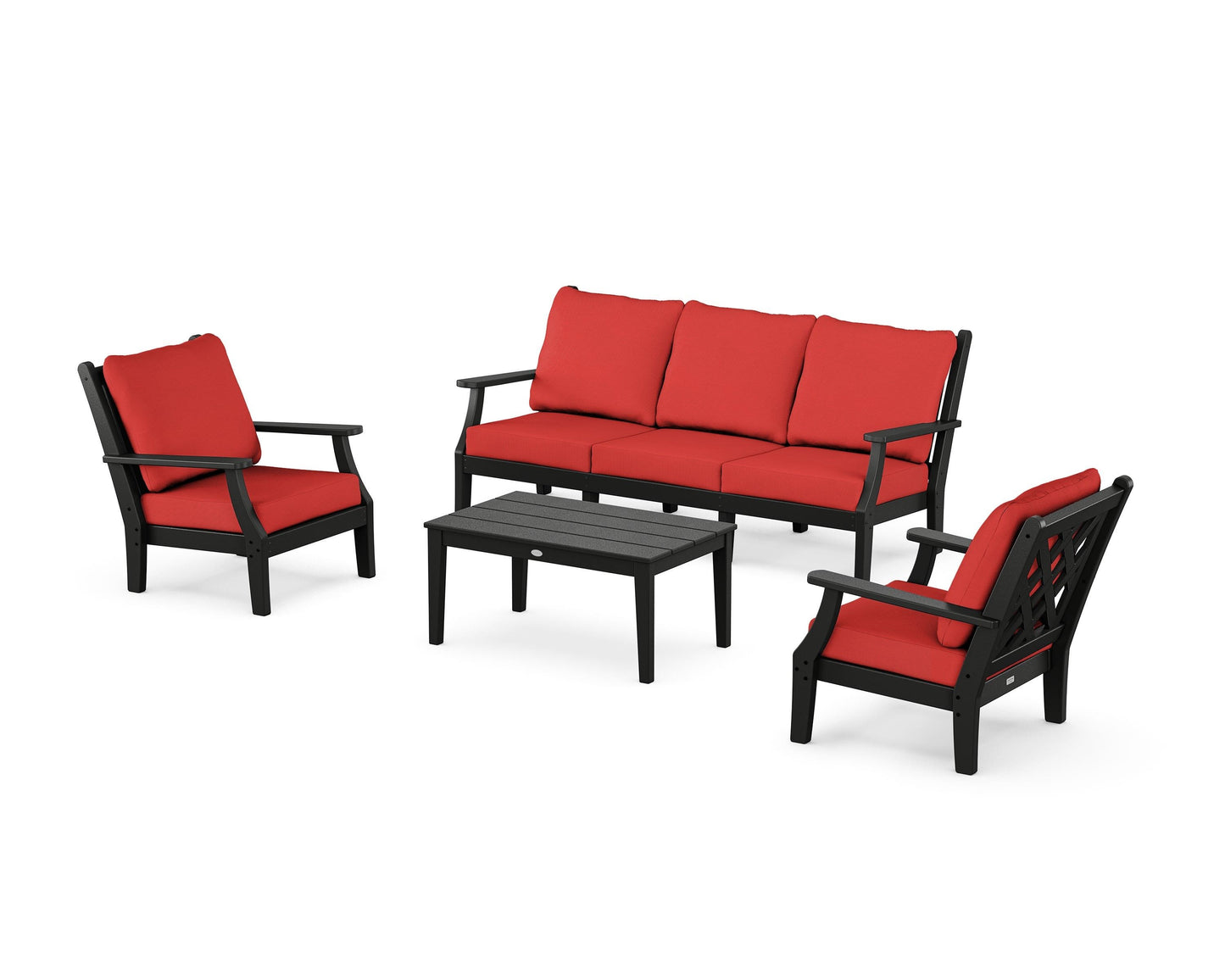 Wovendale 4-Piece Deep Seating Set with Sofa