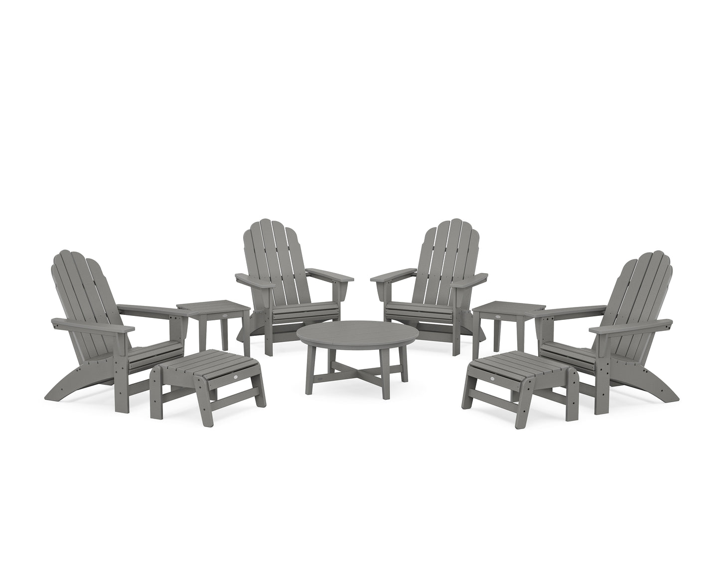Vineyard Grand Adirondack 9-Piece Conversation Set