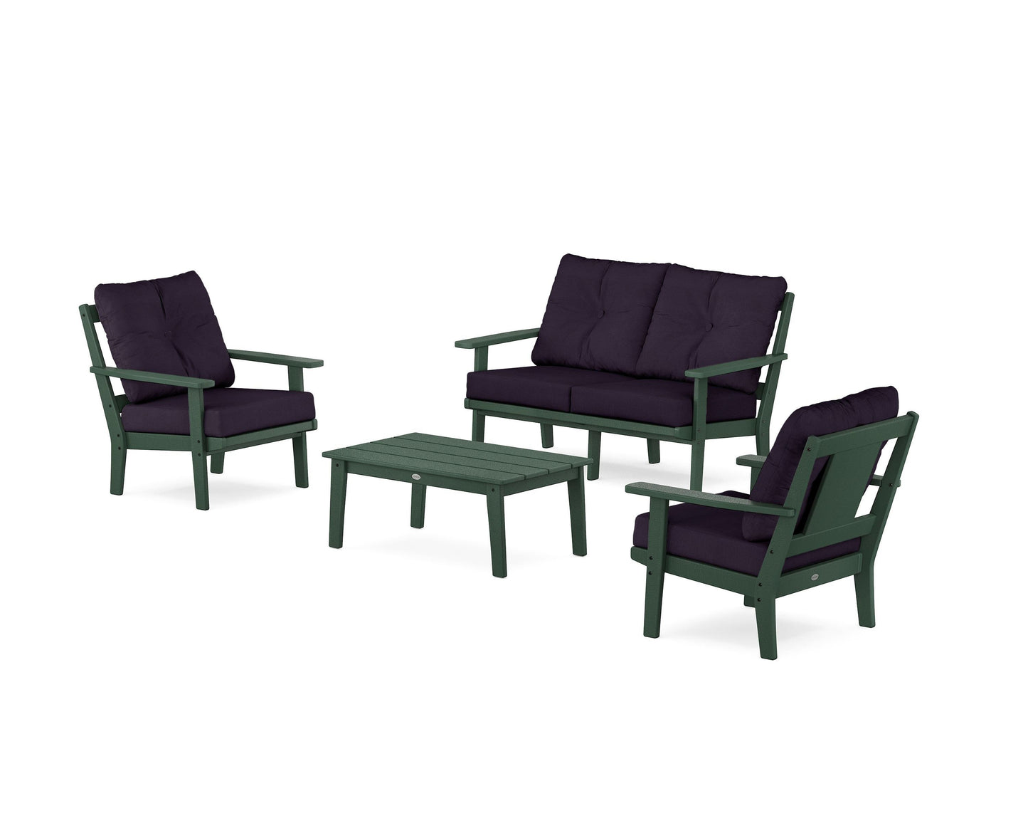 Prairie 4-Piece Deep Seating Set with Loveseat