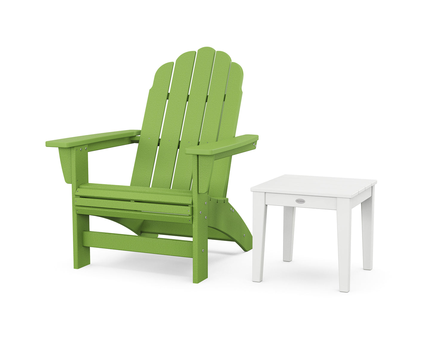 Vineyard Grand Adirondack Chair with Side Table