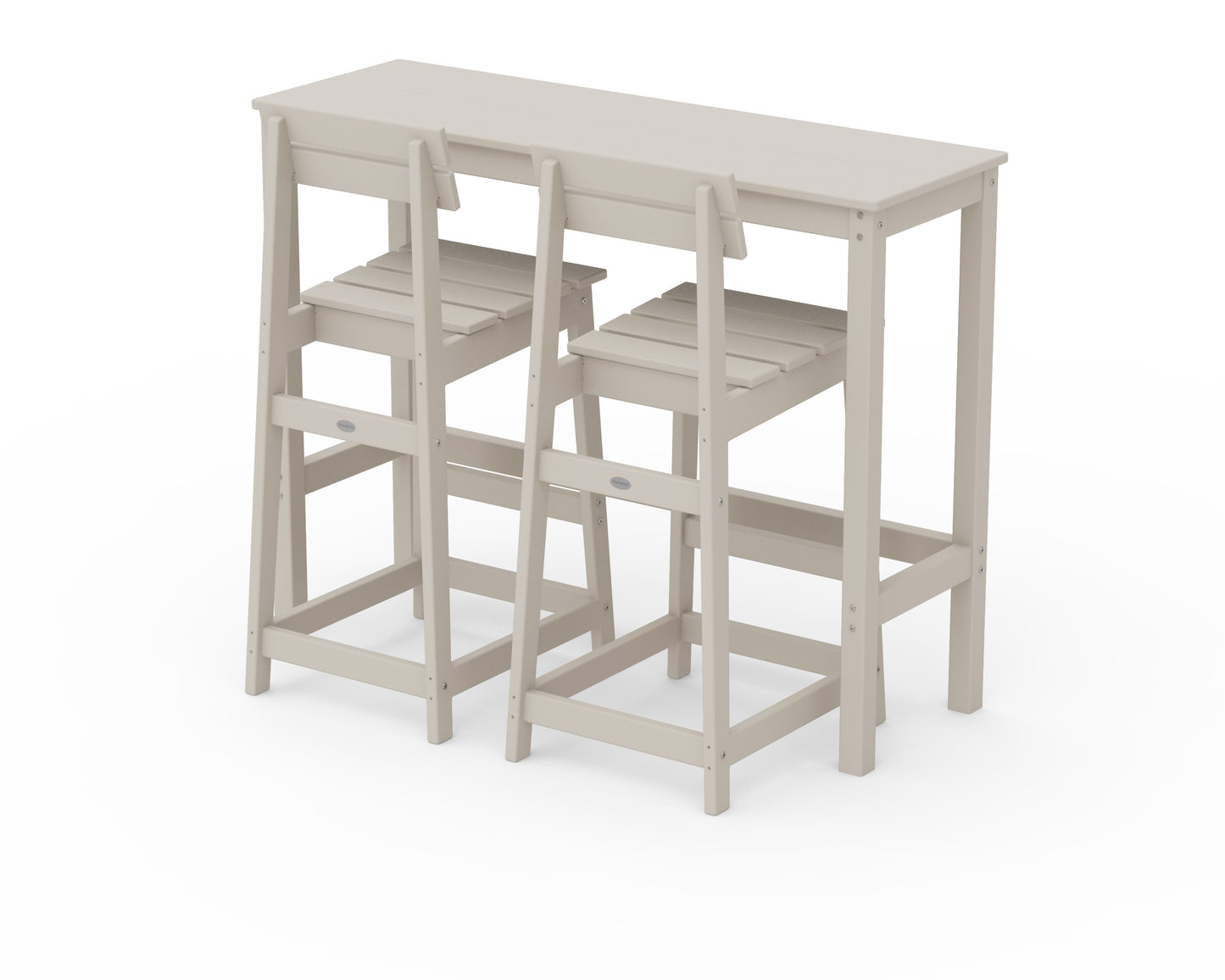 Modern Studio Plaza Bar Chair 3-Piece Balcony Set