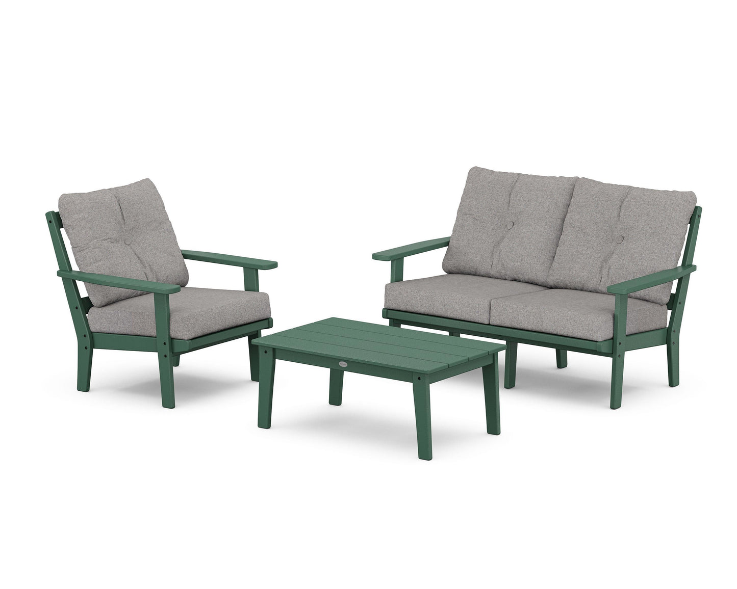 Prairie 3-Piece Deep Seating Set with Loveseat