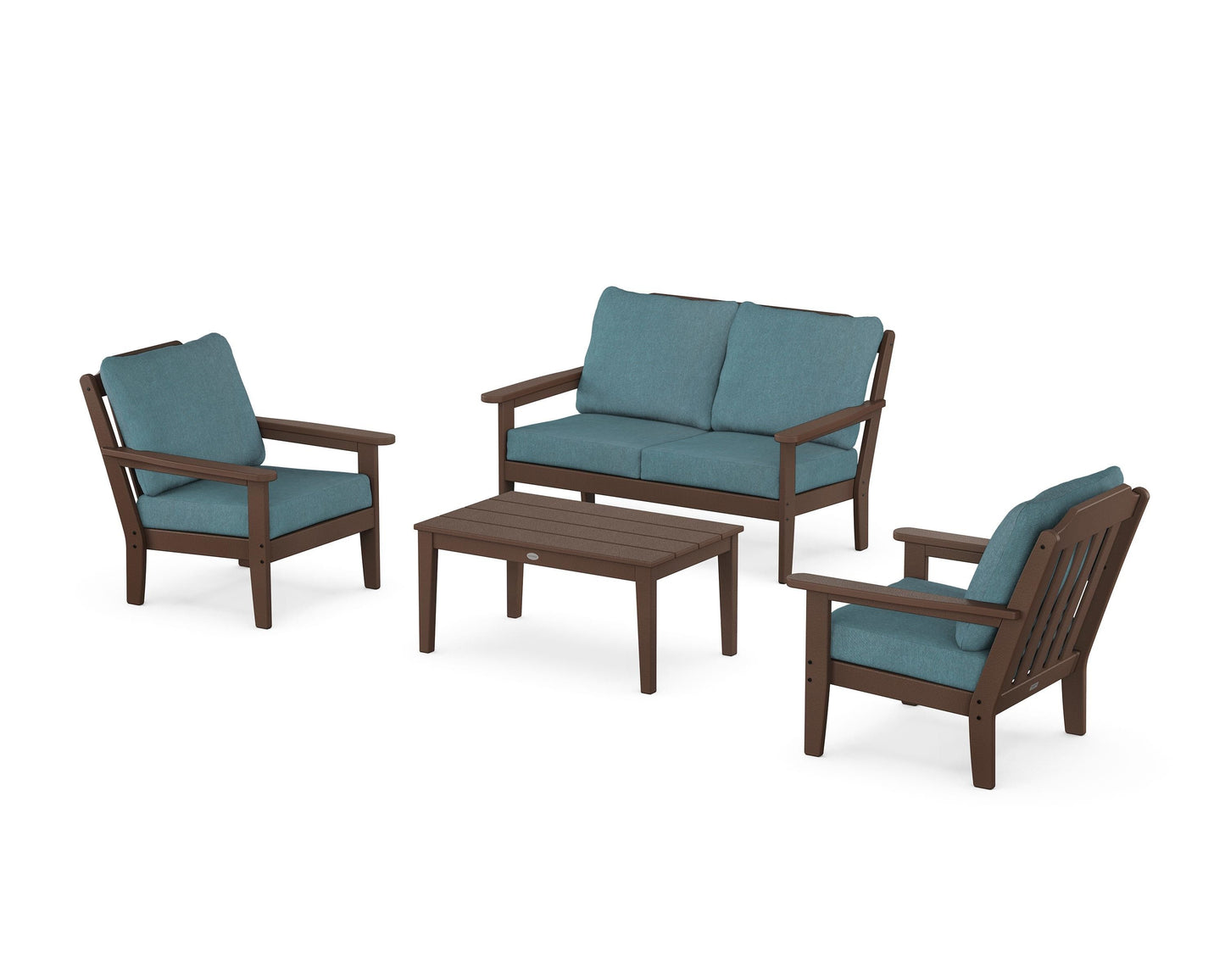 Cottage 4-Piece Deep Seating Set with Loveseat