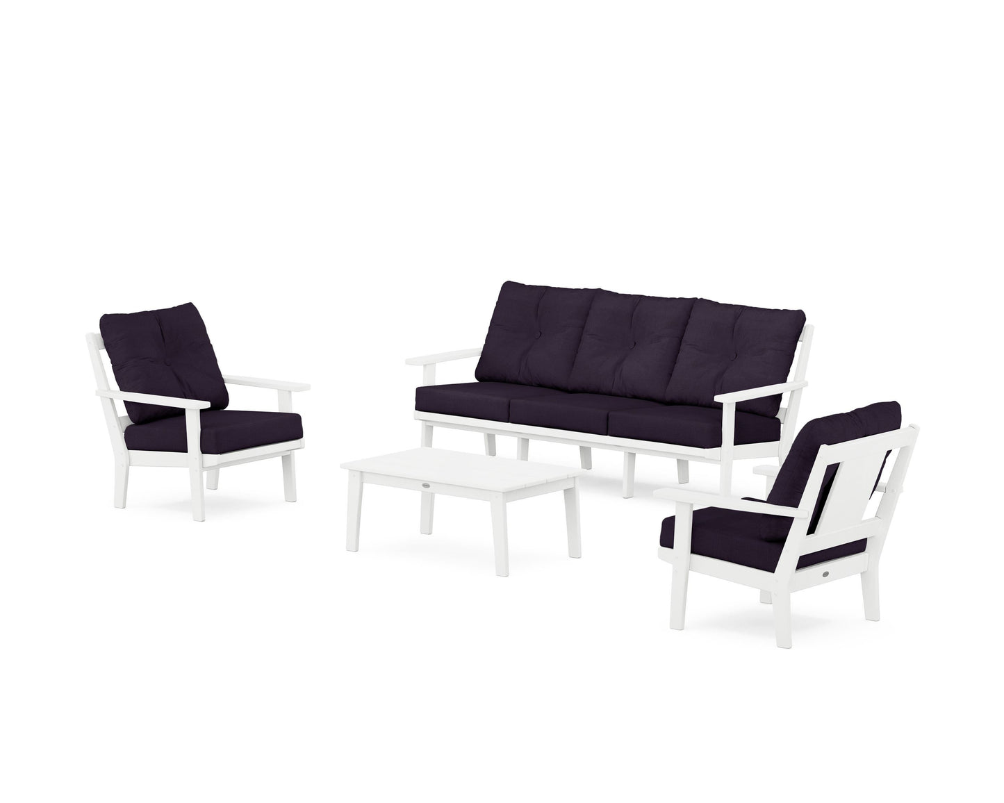 Prairie 4-Piece Deep Seating Set with Sofa