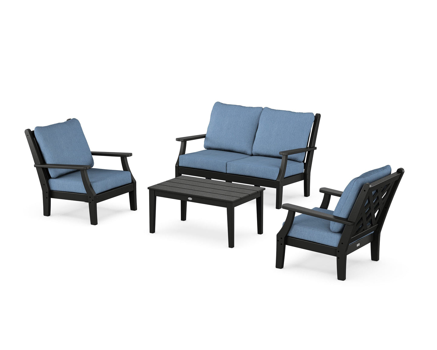 Wovendale 4-Piece Deep Seating Set with Loveseat