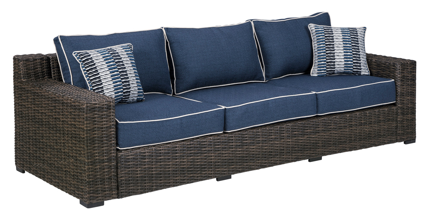 Grasson Lane Outdoor Sofa with Cushion
