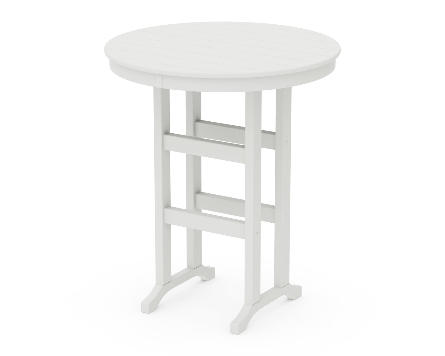36" Round Farmhouse Bar Table