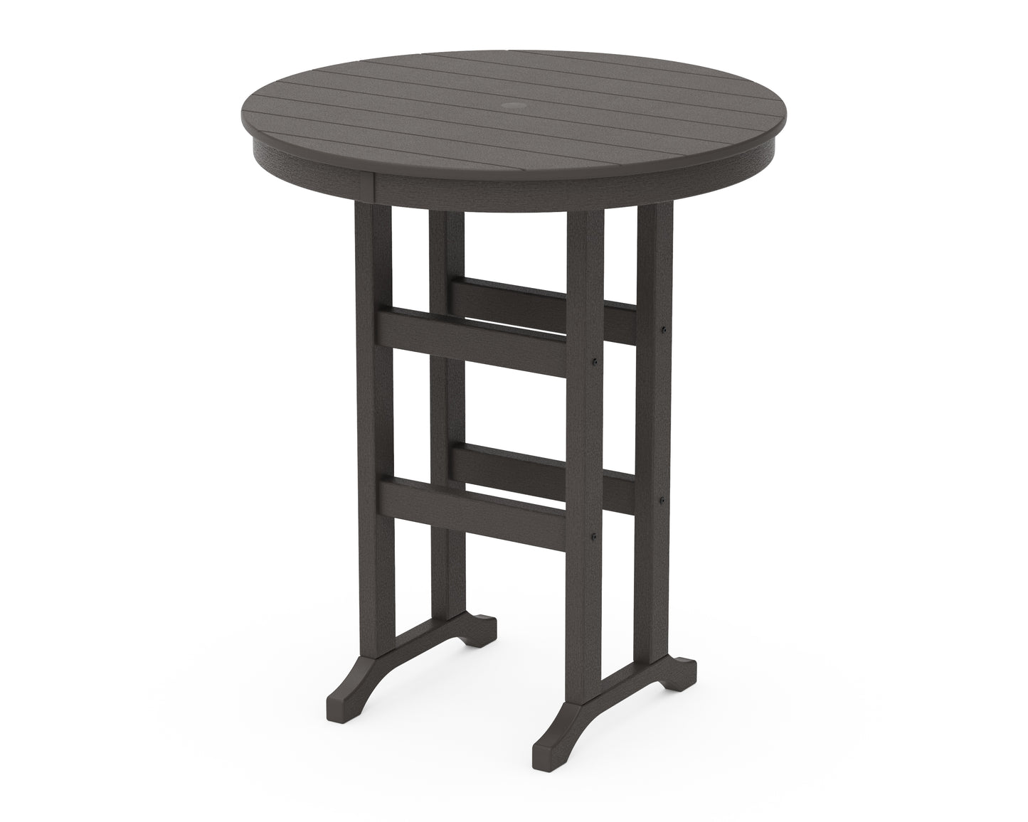 36" Round Farmhouse Bar Table