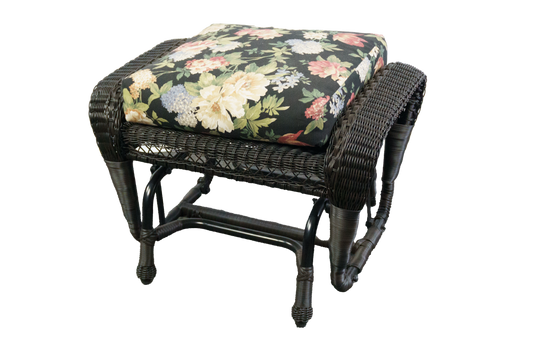 Black United Glider Ottoman