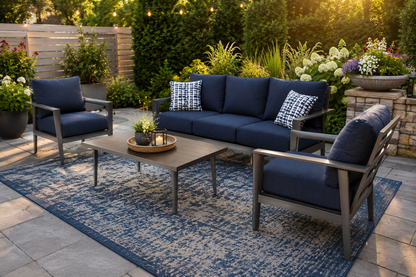 Gali 4-Piece Aluminum Deep Seating Set