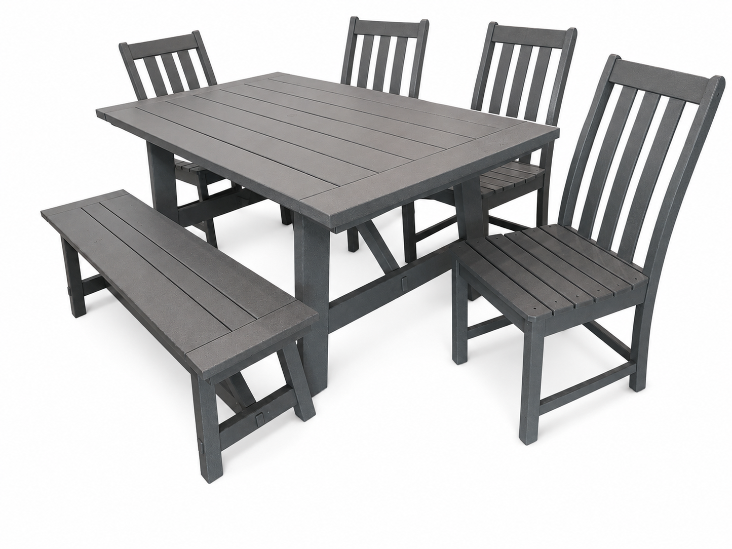 Vineyard 7-Piece Rustic Dining Set