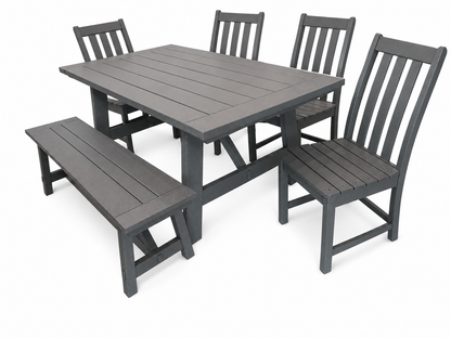 Vineyard 7-Piece Rustic Dining Set
