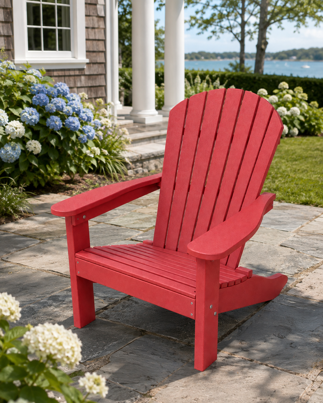 Faded Red Adirondack