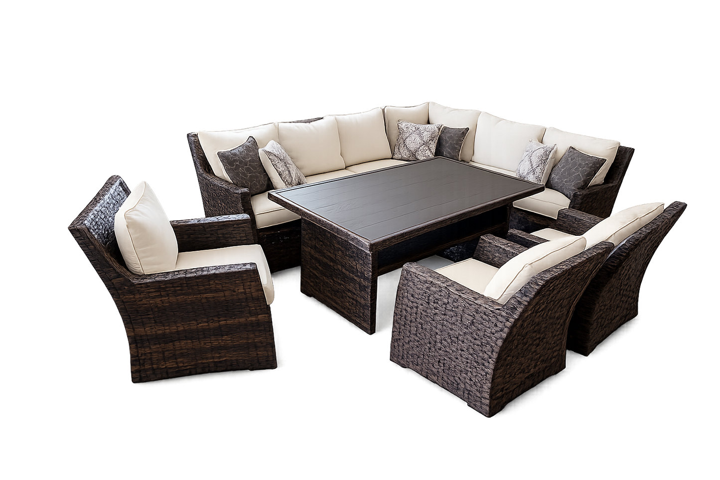 Easy Isle Hybrid Lounge Set of 5