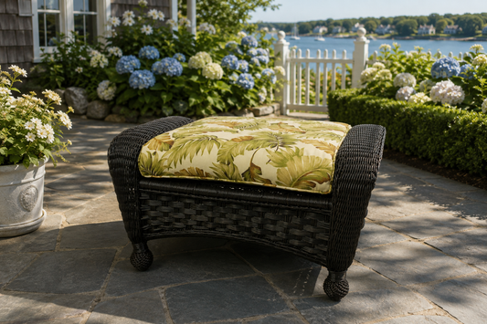 Black United Ottoman
