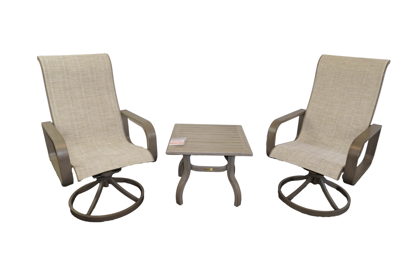 3-Piece Aluminum Sling Seating Set