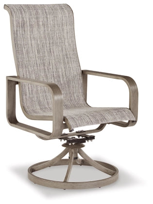 Beach Front Sling Swivel Chair