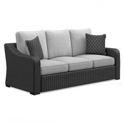 Beachcroft Black Sofa with Cushion