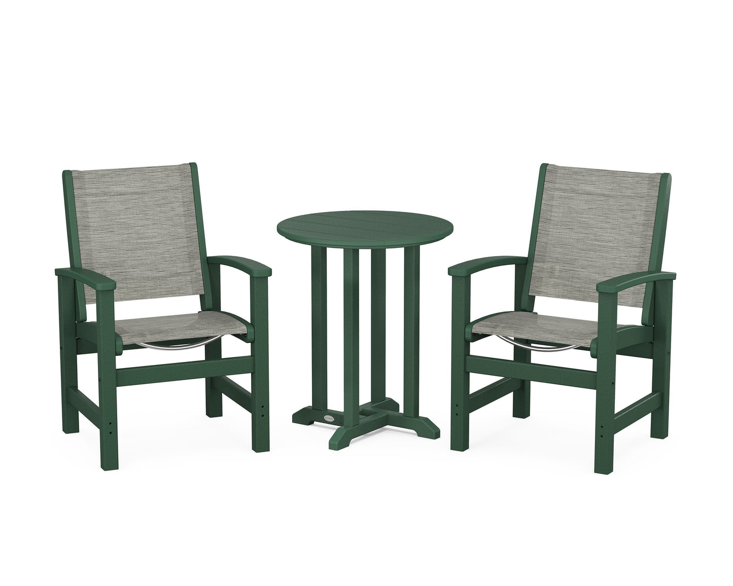 Coastal 3-Piece Round Dining Set