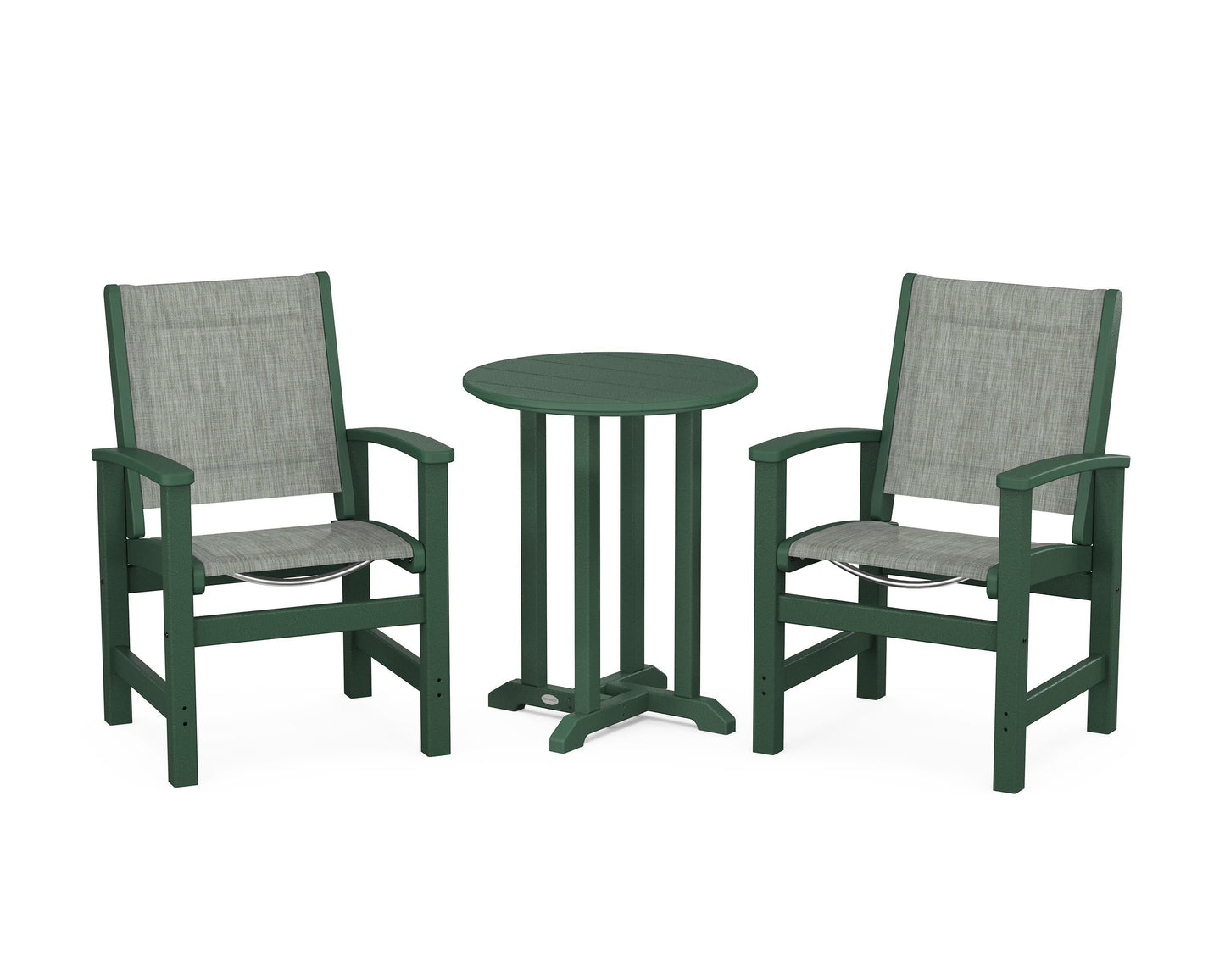 Coastal 3-Piece Round Dining Set