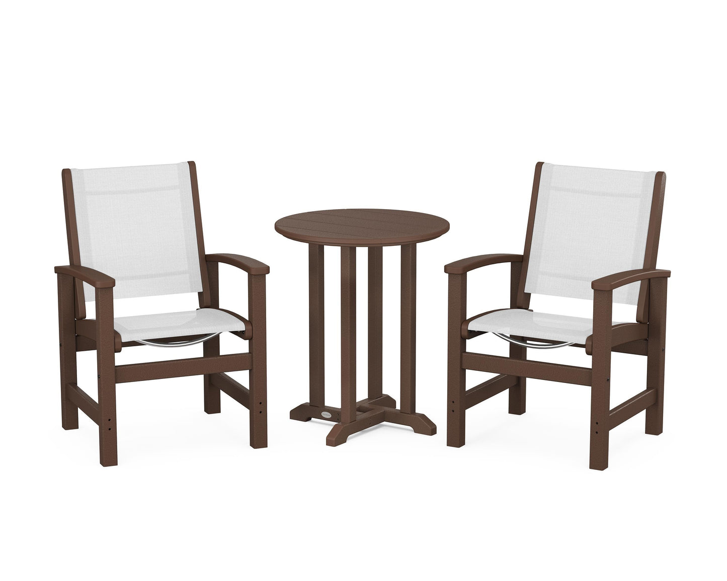 Coastal 3-Piece Round Dining Set