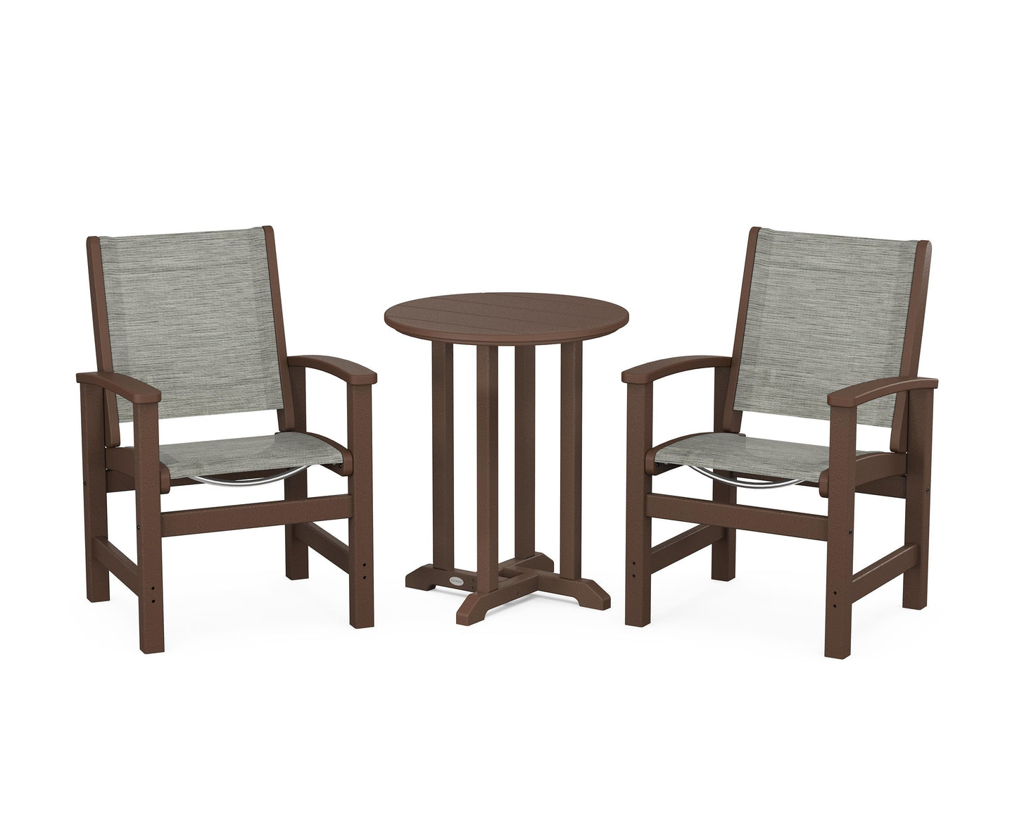 Coastal 3-Piece Round Dining Set