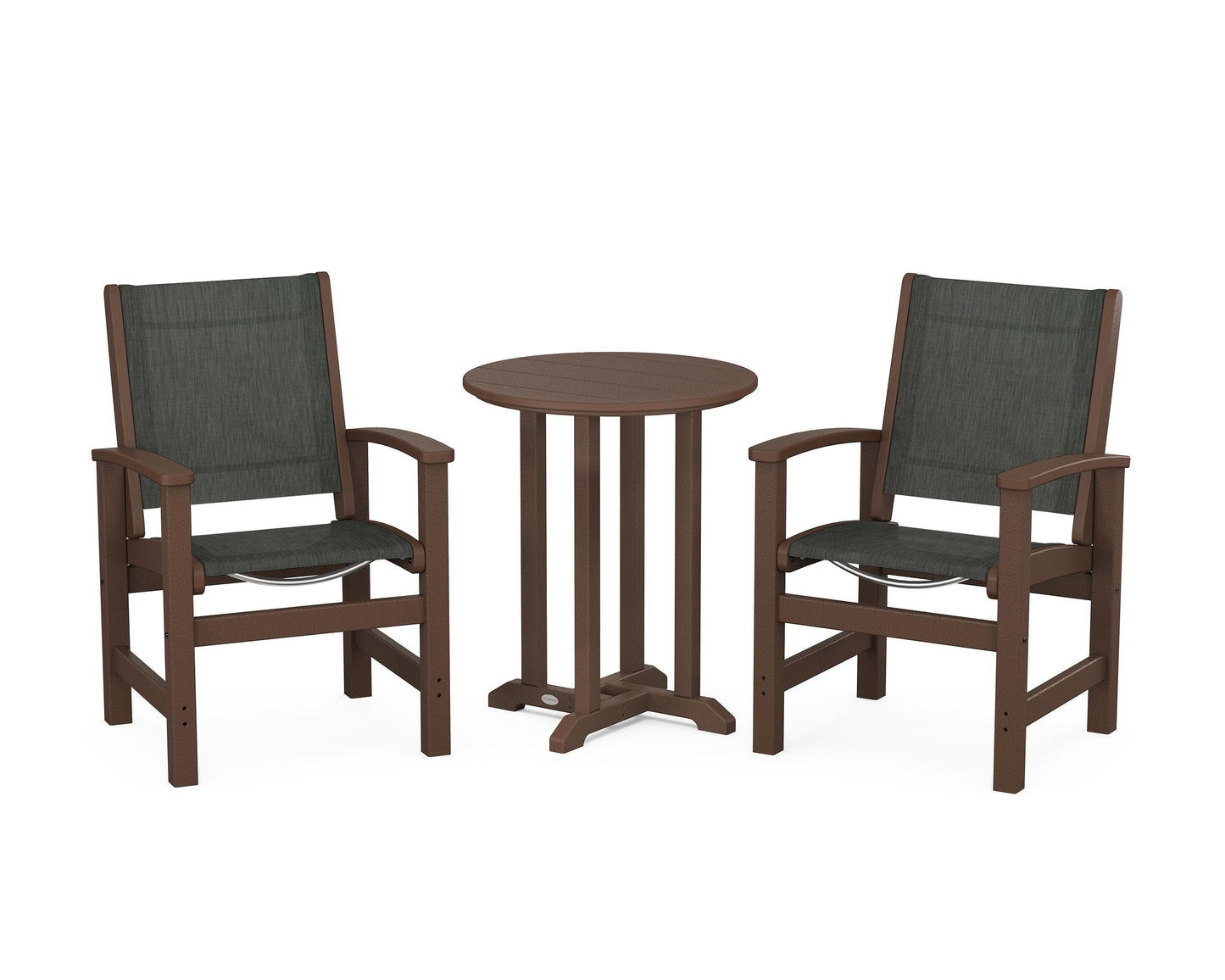 Coastal 3-Piece Round Dining Set