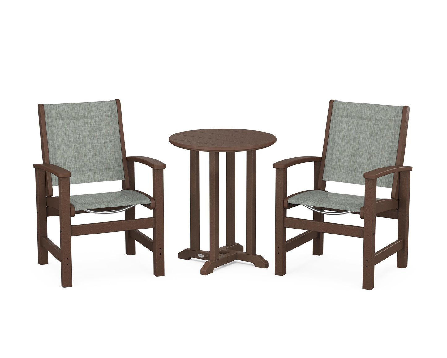 Coastal 3-Piece Round Dining Set