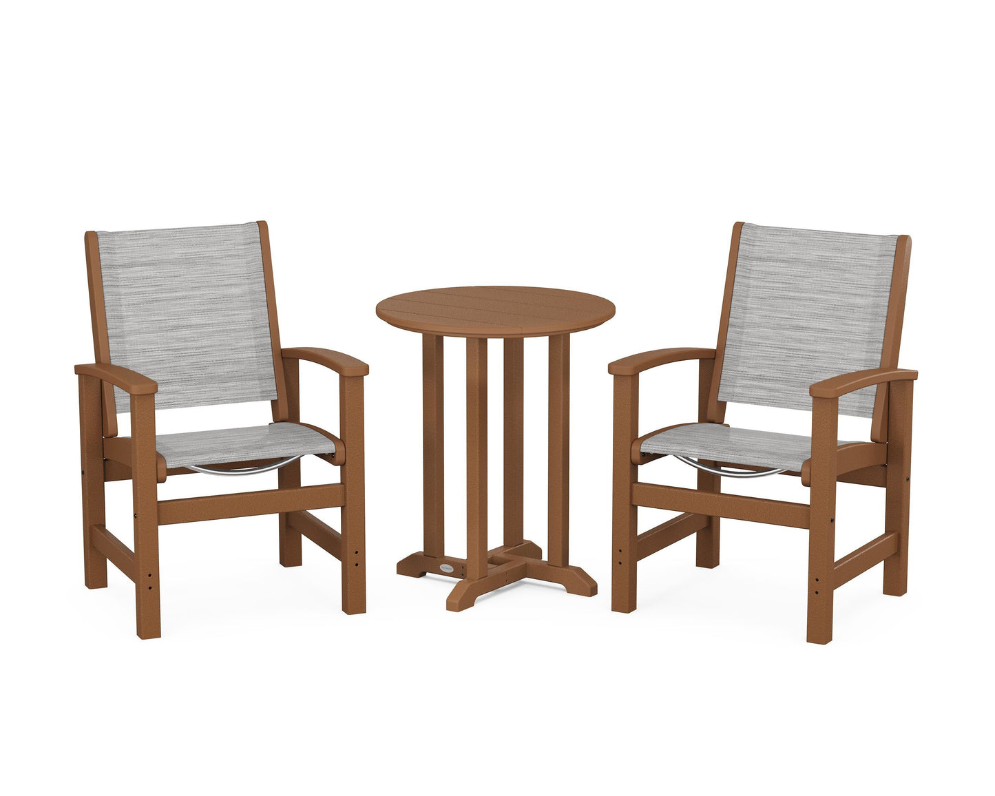 Coastal 3-Piece Round Dining Set