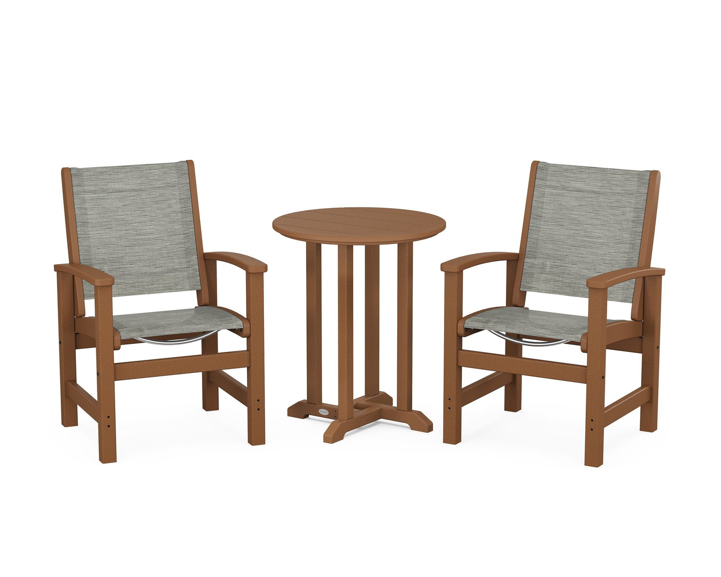 Coastal 3-Piece Round Dining Set