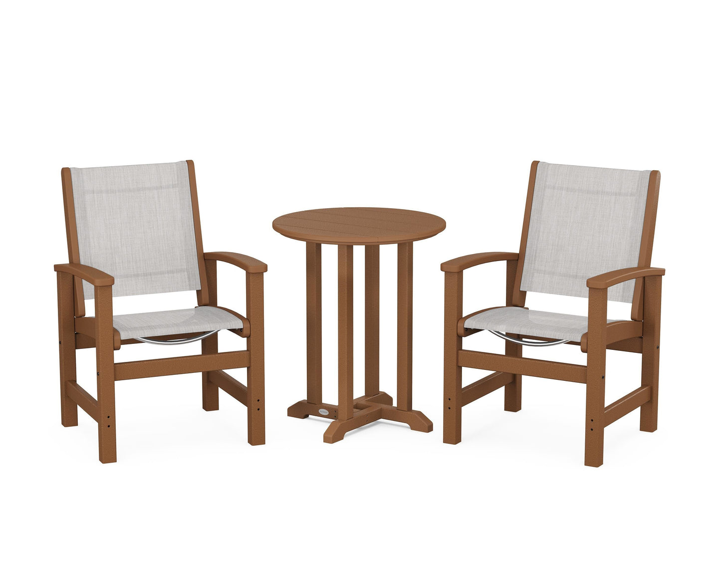 Coastal 3-Piece Round Dining Set