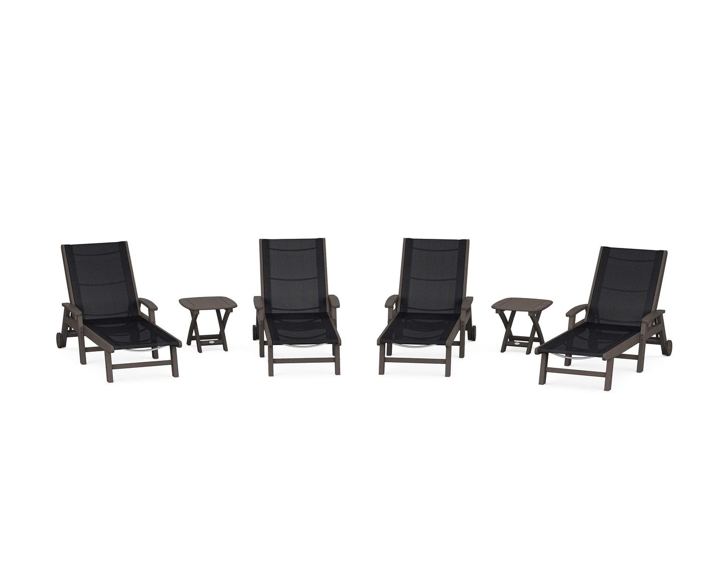 Coastal Chaise 6-Piece Set with Wheels