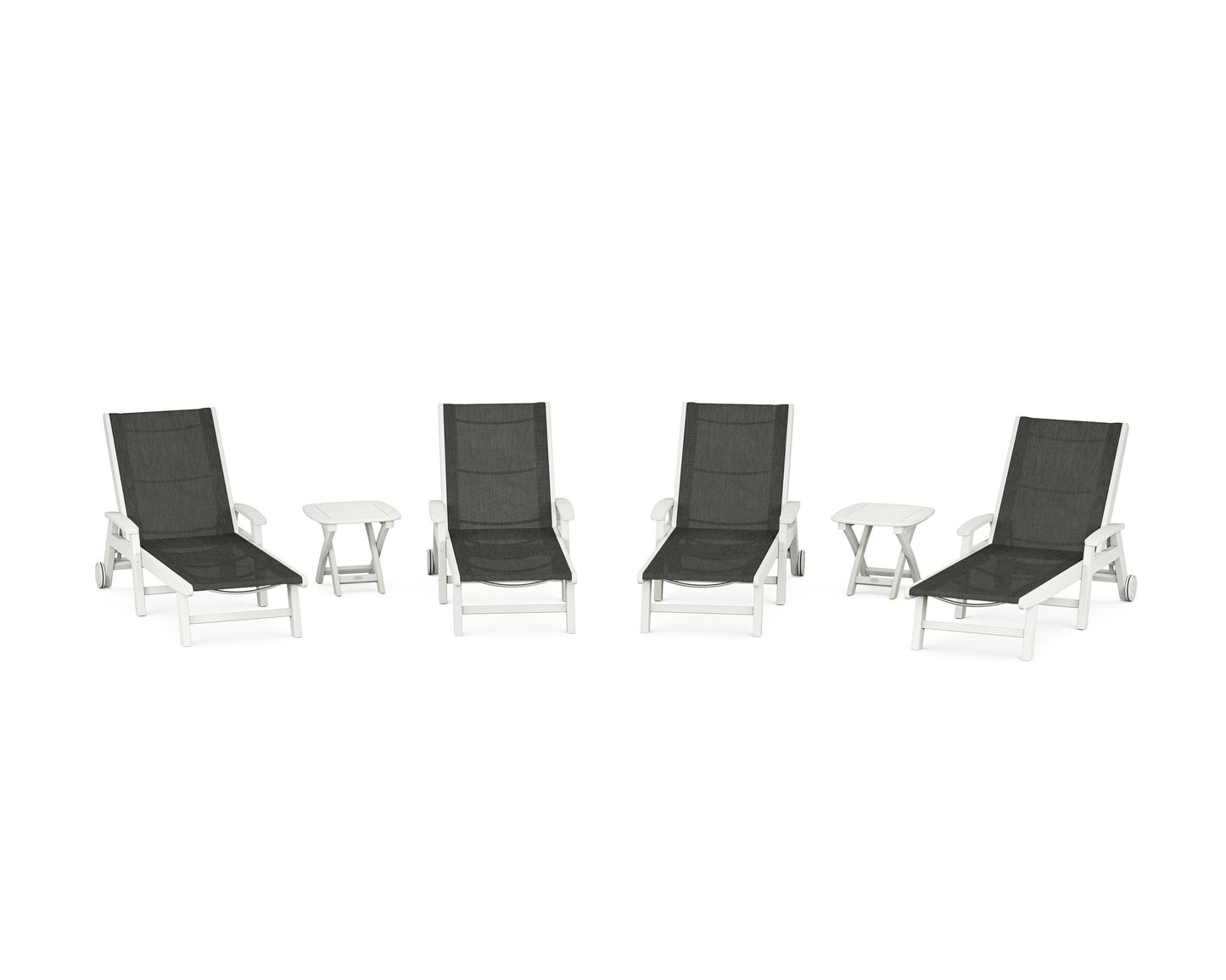 Coastal Chaise 6-Piece Set with Wheels