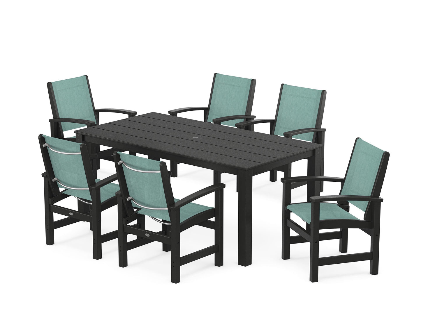 Coastal 7-Piece Parsons Dining Set