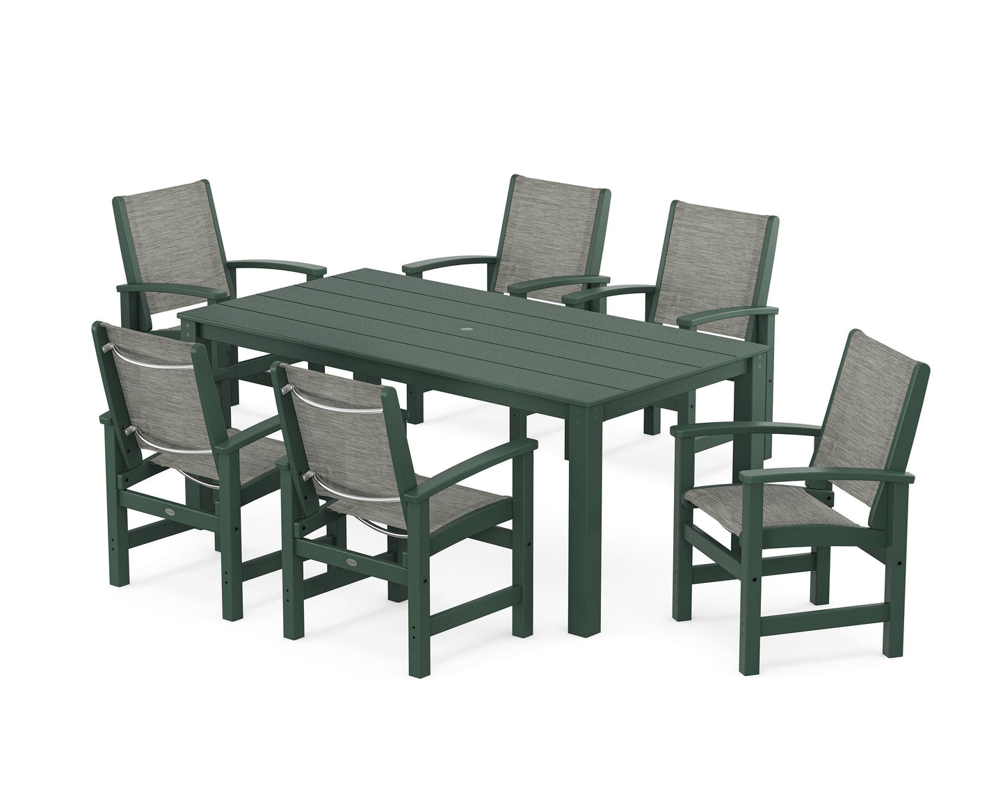 Coastal 7-Piece Parsons Dining Set