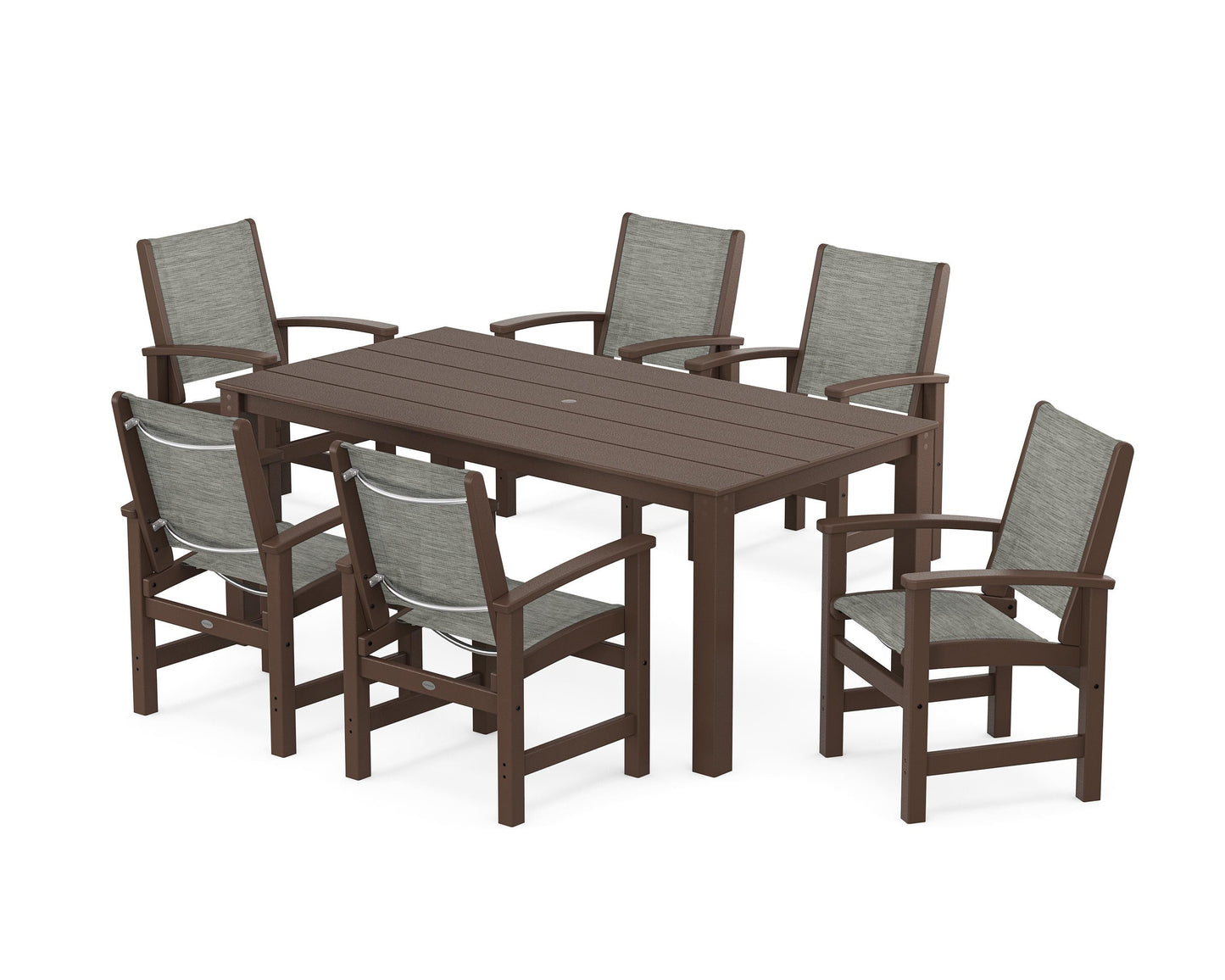 Coastal 7-Piece Parsons Dining Set